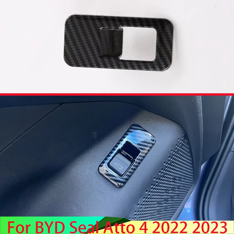 For BYD Seal Atto 4 2022 2023 Car Accessories Carbon Fiber Style Tail Door Switch Button Control Panel Cover Trim Bezel
For BYD Seal Atto 4 2022 2023 Car Accessories Carbon Fiber Style Tail Door Switch Button Control Panel Cover Trim Bezel