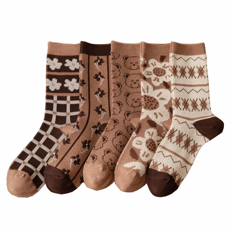 3 Pairs Print Pattern Winter Long Socks Women Harajuku Cotton Socks Pack Fashion Street Style Cute Cartoon Girl Calcetas Mujer
3 Pairs Print Pattern Winter Long Socks Women Harajuku Cotton Socks Pack Fashion Street Style Cute Cartoon Girl Calcetas Mujer