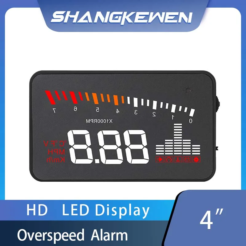 Car Electronics OBD HUD Head Up Projector Display Digital Portable HD Projector Car Speedometer Accessories Led Display
Car Electronics OBD HUD Head Up Projector Display Digital Portable HD Projector Car Speedometer Accessories Led Display