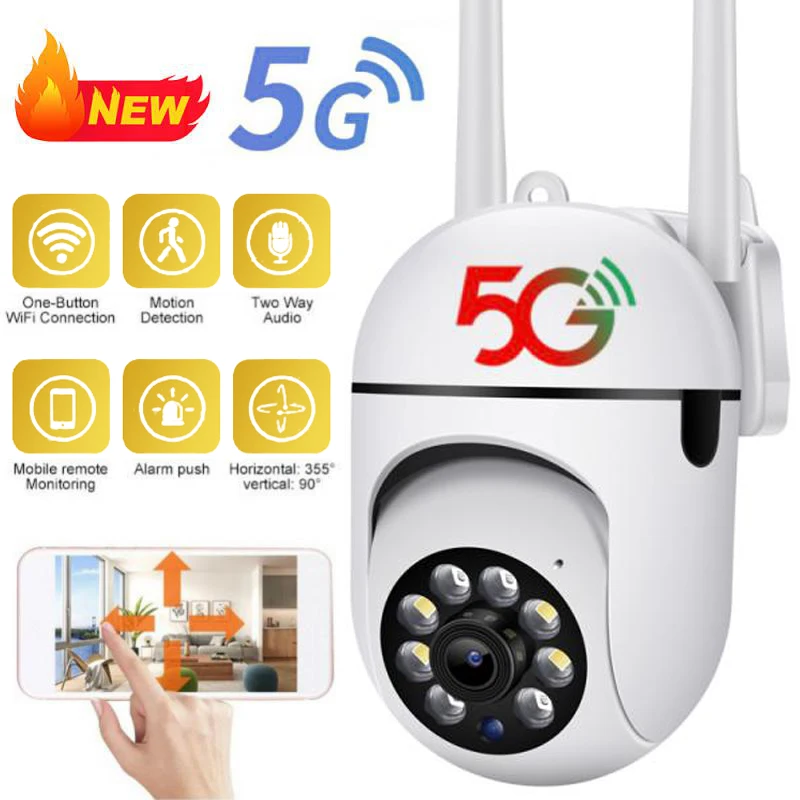 3MP HD WiFi IP Camera Night Vision 2.4G+5G Dual Frequency Wireless Surveillance CCTV Camera Outdoor Security Motion Detection
3MP HD WiFi IP Camera Night Vision 2.4G+5G Dual Frequency Wireless Surveillance CCTV Camera Outdoor Security Motion Detection