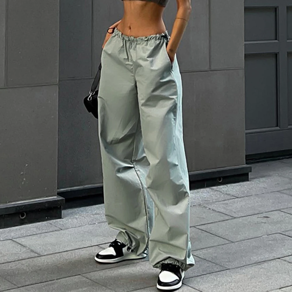 Sexy Casual High Waist Cargo Pants Women Loose Gothic Streetwear Girls Drawstring Elastic Trousers Punk Hip Hop Pants All Match
Sexy Casual High Waist Cargo Pants Women Loose Gothic Streetwear Girls Drawstring Elastic Trousers Punk Hip Hop Pants All Match