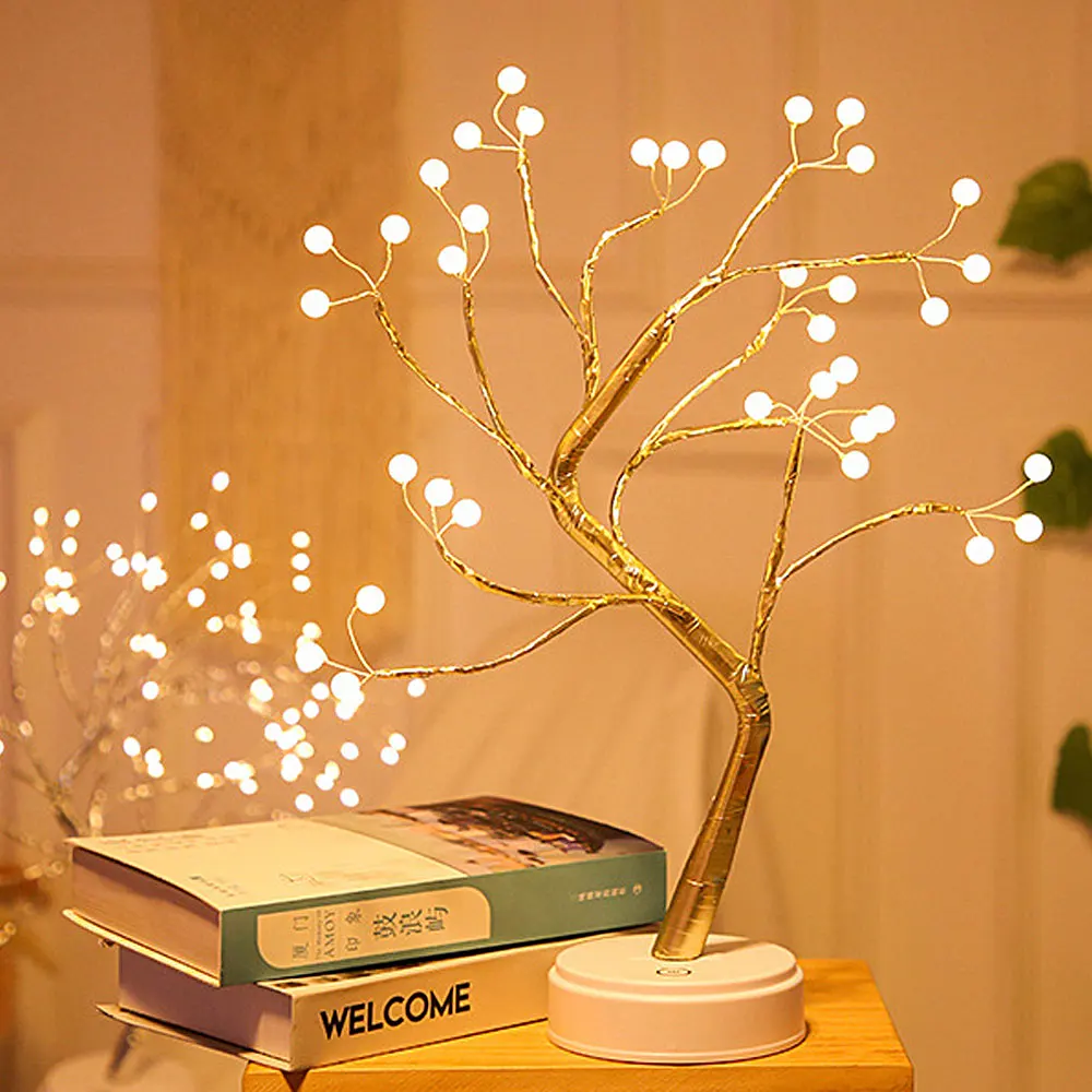 Leds Usb Bonsai Lamp Gypsophila Tree Night Light Touch Copper Wire Table Lamp Home Party Wedding Christmas Holiday Decor
Leds Usb Bonsai Lamp Gypsophila Tree Night Light Touch Copper Wire Table Lamp Home Party Wedding Christmas Holiday Decor