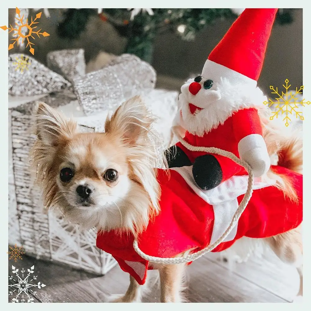 Dog Cat Christmas Clothes High Elasticity Magic Stickers Design Santa Claus Doll Dress Up Outfit Pet Supplies
Dog Cat Christmas Clothes High Elasticity Magic Stickers Design Santa Claus Doll Dress Up Outfit Pet Supplies