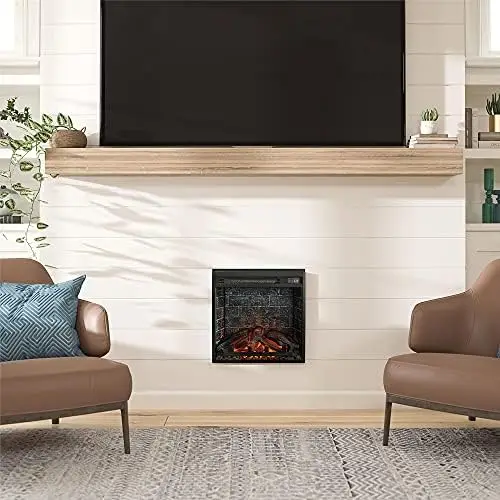 Front Fireplace Insert with Remote, 23", Black
Front Fireplace Insert with Remote, 23", Black