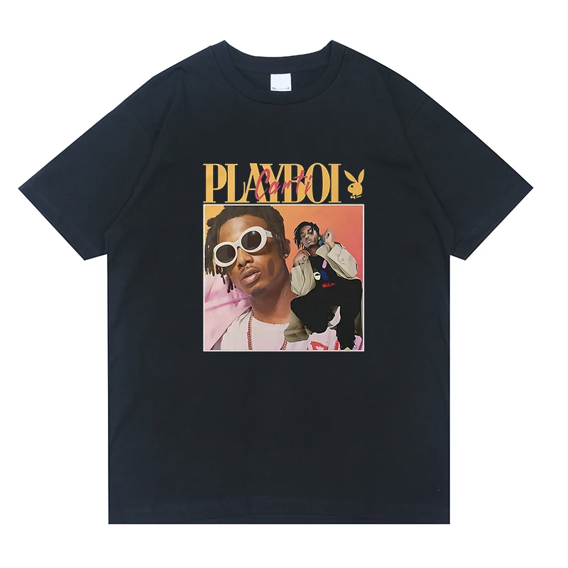 Playboi Carti 90s Vintage Unisex Black Tshirt Men T Shirt Casual Retro Graphic T Shirts Cotton T-shirt Man Woman Tops Tees
Playboi Carti 90s Vintage Unisex Black Tshirt Men T Shirt Casual Retro Graphic T Shirts Cotton T-shirt Man Woman Tops Tees