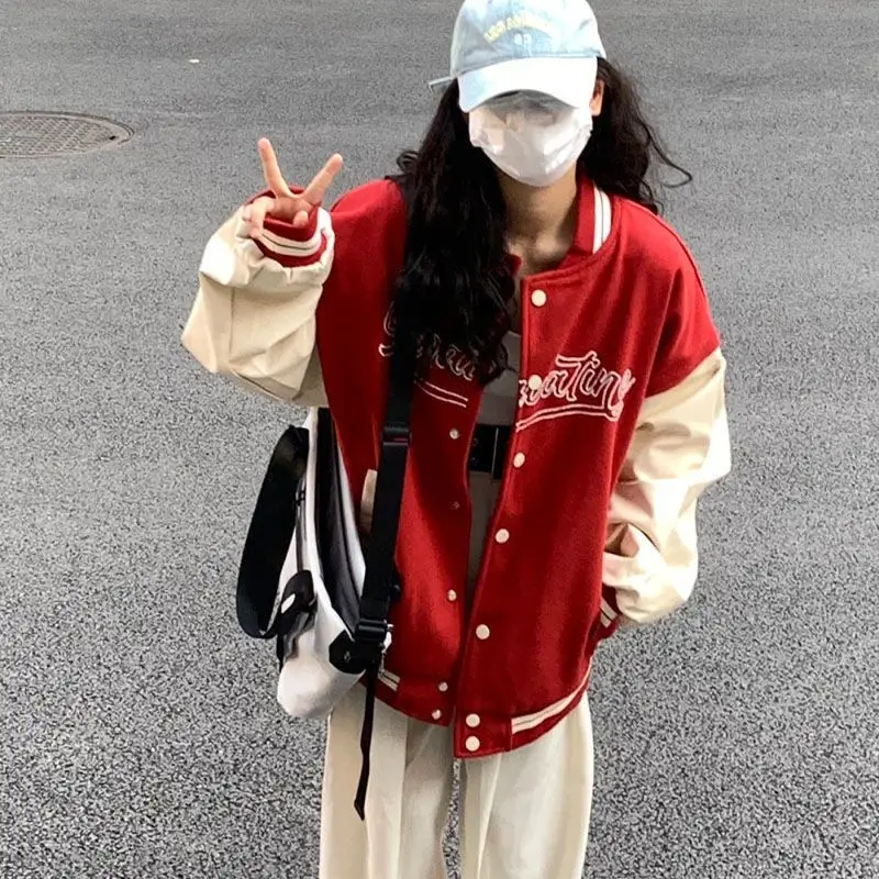 Deeptown Vintage Baseball Jacket Women Oversized Y2k Streetwear Fashion Korean College Bomber Jackets Female Autumn Winter Coats
Deeptown Vintage Baseball Jacket Women Oversized Y2k Streetwear Fashion Korean College Bomber Jackets Female Autumn Winter Coats