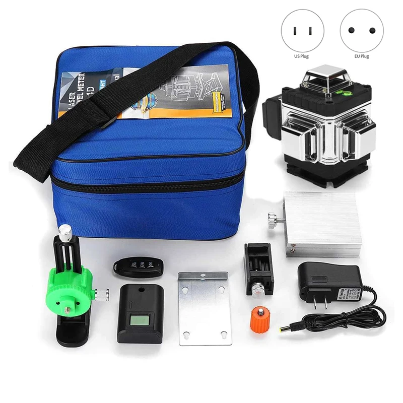 16 Lines 4D Level,Green Line,Self Leveling, Horizontal Lines &360 Degree Vertical Cross With Battery For Outdoor
16 Lines 4D Level,Green Line,Self Leveling, Horizontal Lines &360 Degree Vertical Cross With Battery For Outdoor