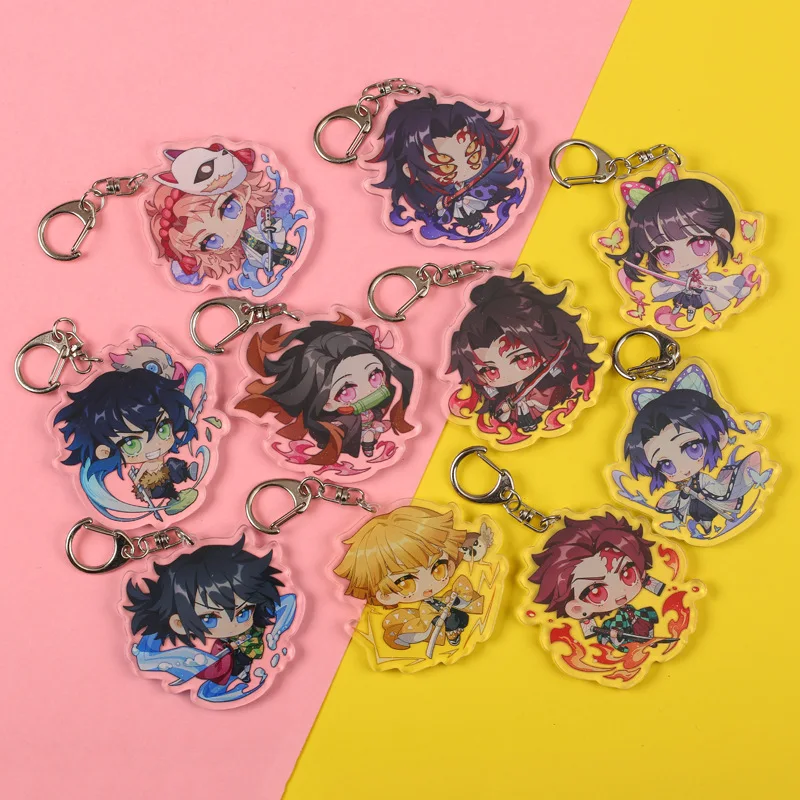 Anime Keychains Demon Slayer Men Car Accessories Keychain Tanjirou Nezuko Tomioka Kimetsu No Yaiba Acrylic Cute Key Chains
Anime Keychains Demon Slayer Men Car Accessories Keychain Tanjirou Nezuko Tomioka Kimetsu No Yaiba Acrylic Cute Key Chains