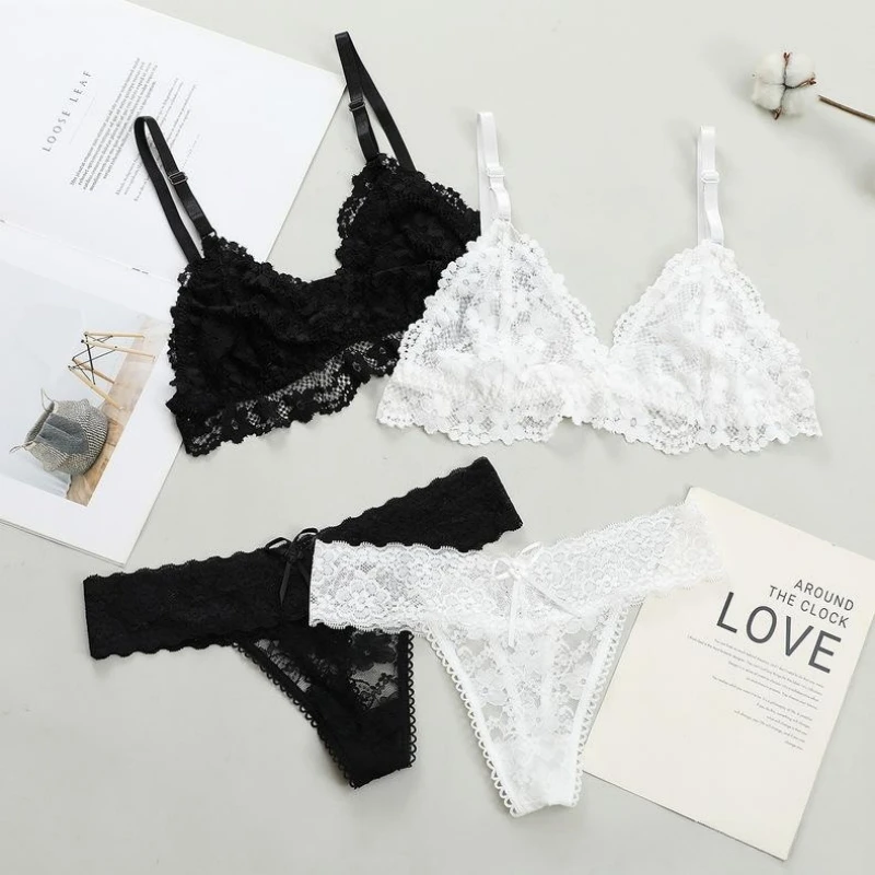 Women Transparent Intimate Bra Panties Set Underwear Set Lingerie Wire Free Sexy No Trace Hollow Outed Lace Bra Briefs Set
Women Transparent Intimate Bra Panties Set Underwear Set Lingerie Wire Free Sexy No Trace Hollow Outed Lace Bra Briefs Set