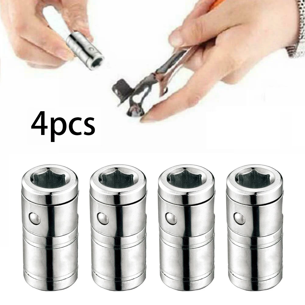 4PCS 1/4" Socket Adapter 6.3mm 1/4" Square Drive To 1/4" Hex Socket Bits Converter Quick Release Screwdriver Bit Adapter
4PCS 1/4" Socket Adapter 6.3mm 1/4" Square Drive To 1/4" Hex Socket Bits Converter Quick Release Screwdriver Bit Adapter