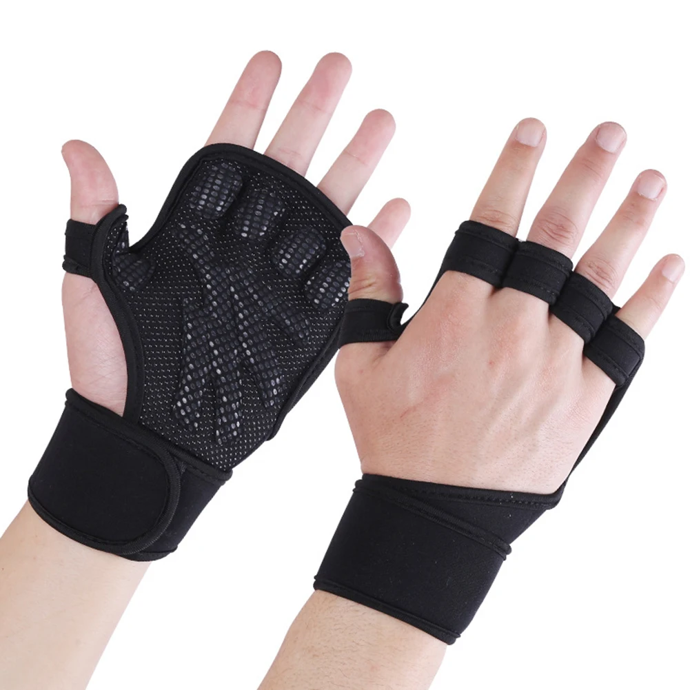 New 1Pair Weight Training Gloves Breathable Material Unisex with Integrated Wrist Strap Perfect for Gym Cross Training
New 1Pair Weight Training Gloves Breathable Material Unisex with Integrated Wrist Strap Perfect for Gym Cross Training