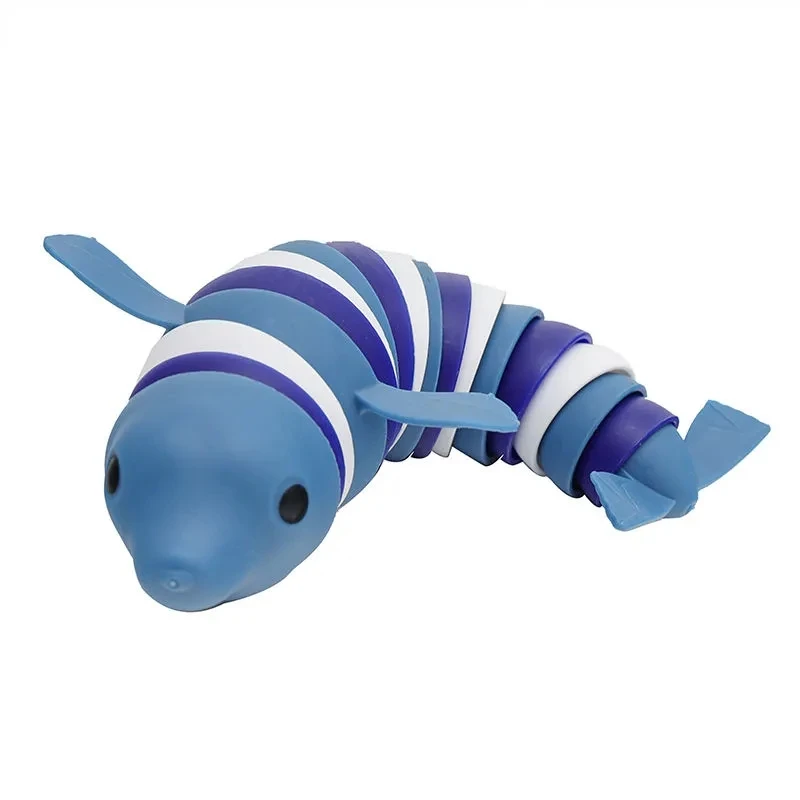 Hot 3D Fidget Slug Creative Stress Relief Toy Ocean Shark Animal Model Articulated Realistic Insects Birthday Gifts For Child
Hot 3D Fidget Slug Creative Stress Relief Toy Ocean Shark Animal Model Articulated Realistic Insects Birthday Gifts For Child