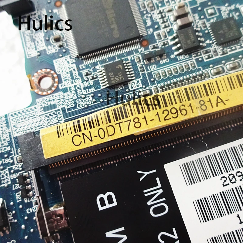 Материнская плата для ноутбука Hulics б/у системная DELL Latitude D630 CN-0DT781 DDR2 0DT781 DT781 -