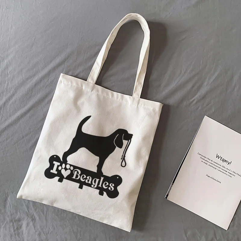 Однотонные холщовые сумки через плечо I Love Beagles с принтом, повседневная забавная Ретро сумка через плечо Ulzzang, Новая модная женская сумка для ... 
Однотонные холщовые сумки через плечо I Love Beagles с принтом, повседневная забавная Ретро сумка через плечо Ulzzang, Новая модная женская сумка для ...