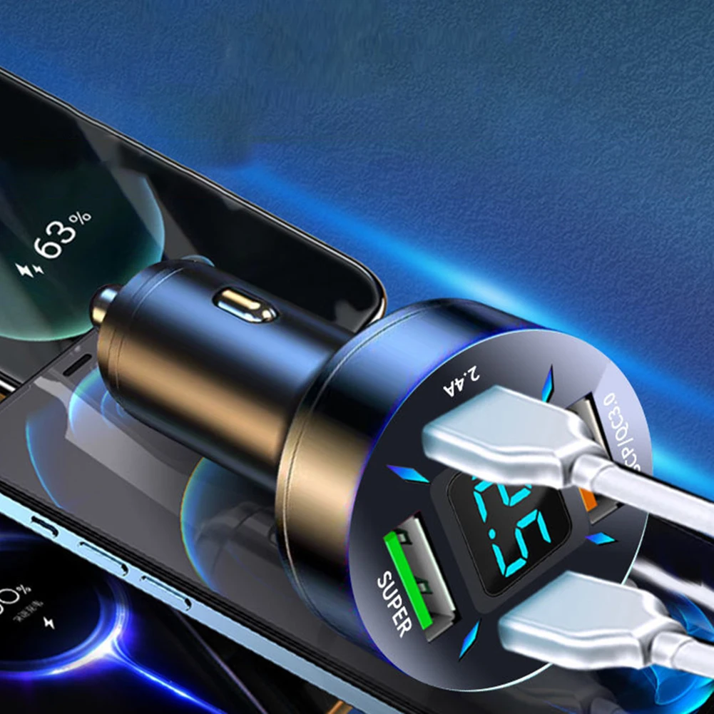 Charging Adapter Car Charger Oxidized Input From 12 To 24 V LED Display 12-24V 4 USB 5v-15a 5 V - 2.4 A. Brand New
Charging Adapter Car Charger Oxidized Input From 12 To 24 V LED Display 12-24V 4 USB 5v-15a 5 V - 2.4 A. Brand New