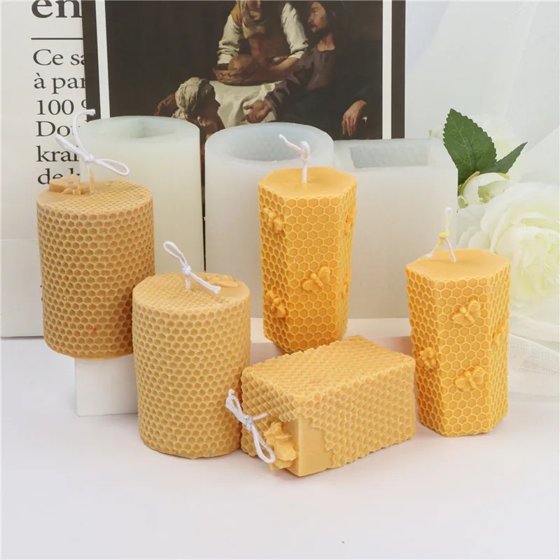 3D Honeycomb Silicone Candle Mold Handmade Aromatherapy Candle Making Gypsum DIY Soy Wax Resin Soap Mould Home Decor Craft Gifts
3D Honeycomb Silicone Candle Mold Handmade Aromatherapy Candle Making Gypsum DIY Soy Wax Resin Soap Mould Home Decor Craft Gifts