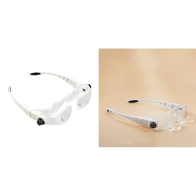 3.8X Bracket Glasses Magnifier Loupe Goggles Headband Magnifying Glass With Phone Holder Glasses Case
3.8X Bracket Glasses Magnifier Loupe Goggles Headband Magnifying Glass With Phone Holder Glasses Case