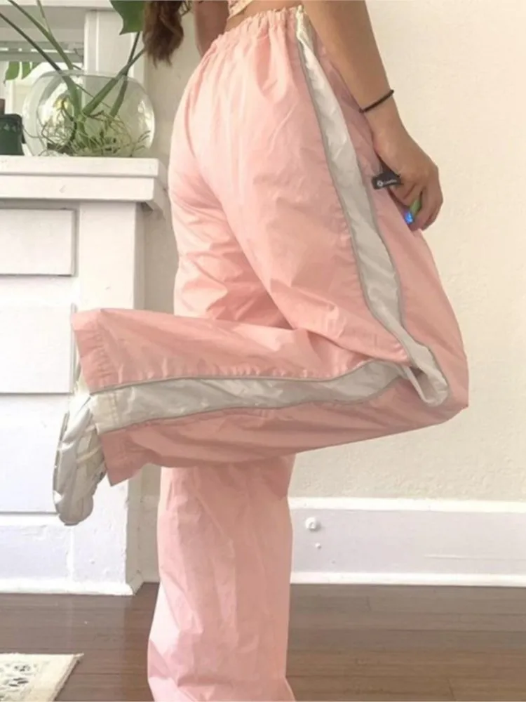 New Casual Women Sweatpant Cute Pink Elastic Waist Korean Fashion Wide Leg Pants Street Basic Sport Joggers Trousers Y2K
New Casual Women Sweatpant Cute Pink Elastic Waist Korean Fashion Wide Leg Pants Street Basic Sport Joggers Trousers Y2K
