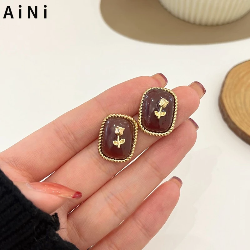 Delicate Design Vintage Temperament Flower Earrings Pretty Design Geometric Resin Earrings For Women Gift Fine Jewelry
Delicate Design Vintage Temperament Flower Earrings Pretty Design Geometric Resin Earrings For Women Gift Fine Jewelry