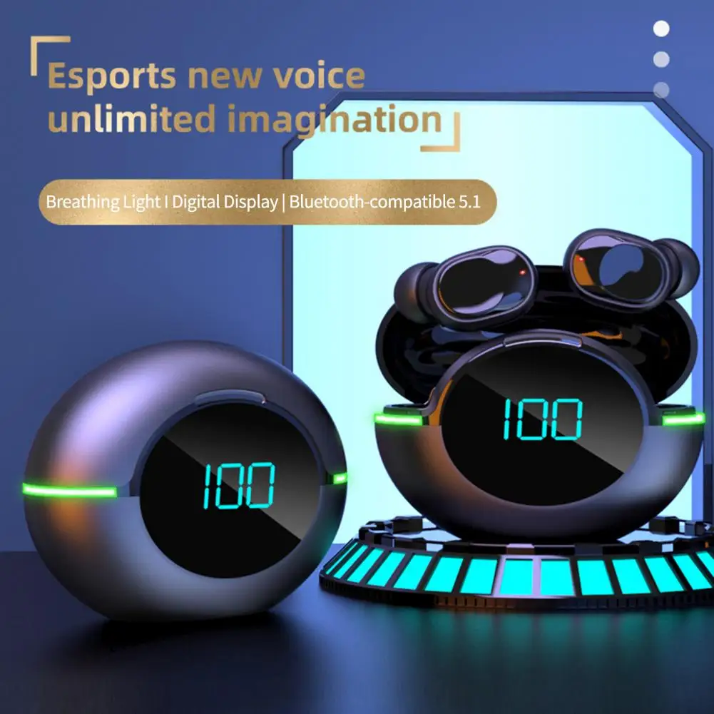Wireless Headphones 1 Set Universal LED Power Digital Display Lossless Low Latency Wireless Headsets for Daily Use
Wireless Headphones 1 Set Universal LED Power Digital Display Lossless Low Latency Wireless Headsets for Daily Use
