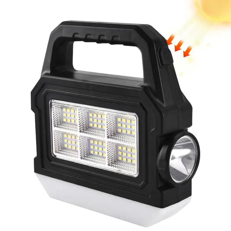 Rechargeable Spotlight Solar Camping Light LED Handheld Solar Flashlight With COB Sidelight COB Light 1200mAh 5 Modes For Home
Rechargeable Spotlight Solar Camping Light LED Handheld Solar Flashlight With COB Sidelight COB Light 1200mAh 5 Modes For Home