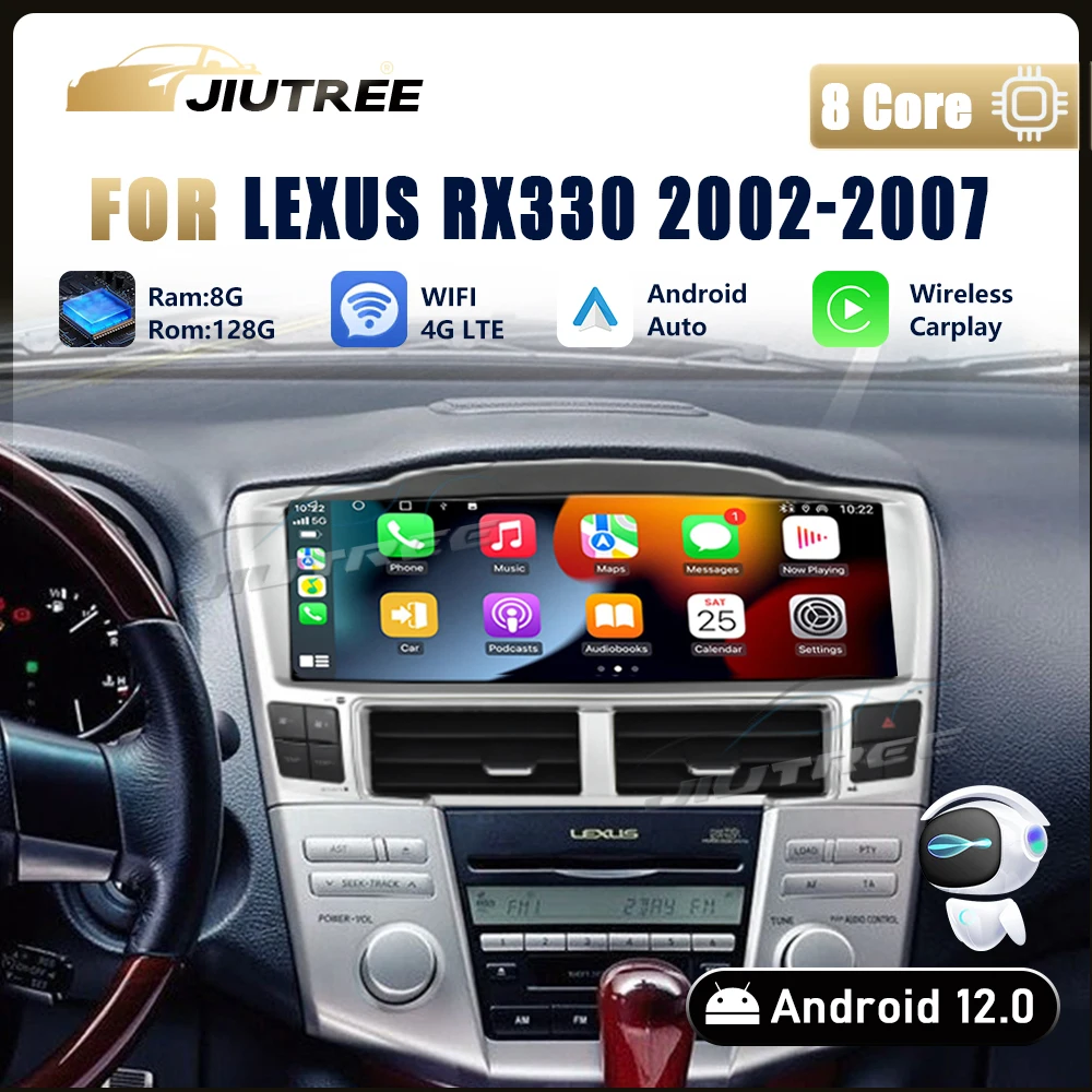 Автомобильный радиоприемник 12,3 дюймов Android 12 для Lexus RX300 RX330 RX350 2002-2016 2017 автомобильный мультимедийный плеер Авторадио Навигация Carplay GPS
Автомобильный радиоприемник 12,3 дюймов Android 12 для Lexus RX300 RX330 RX350 2002-2016 2017 автомобильный мультимедийный плеер Авторадио Навигация Carplay GPS