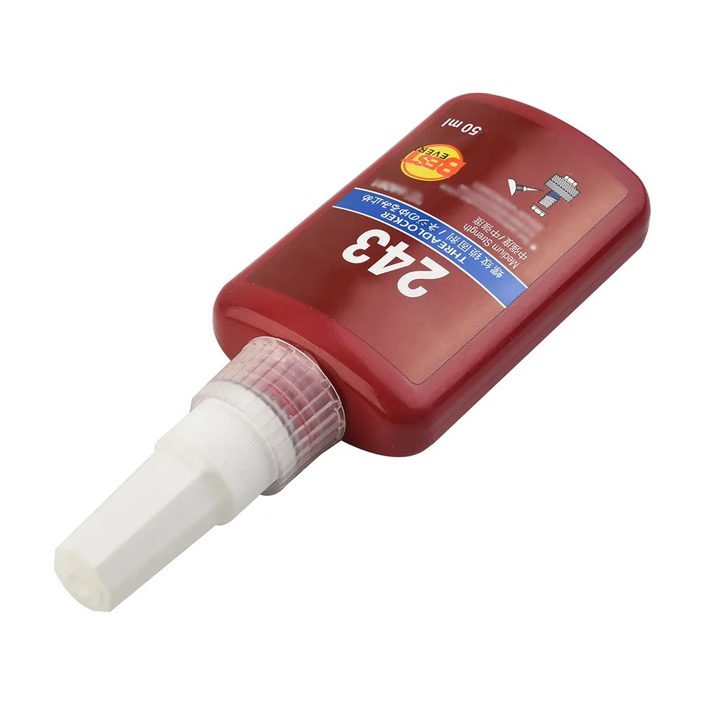 Glue Threadlocker 243 Liquid Locking Repairing Screw Sealing Strength 50ml Adhesive Anaerobic Fixing Attachment
Glue Threadlocker 243 Liquid Locking Repairing Screw Sealing Strength 50ml Adhesive Anaerobic Fixing Attachment