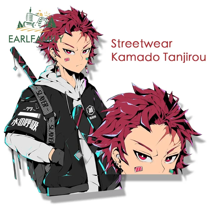 EARLFAMILY Streetwear Kamado Tanjirou Fanart Peeker Car Sticker Anime Demon Slayer Punk Decal JDM Cartoon Graffiti Peek Stickers
EARLFAMILY Streetwear Kamado Tanjirou Fanart Peeker Car Sticker Anime Demon Slayer Punk Decal JDM Cartoon Graffiti Peek Stickers