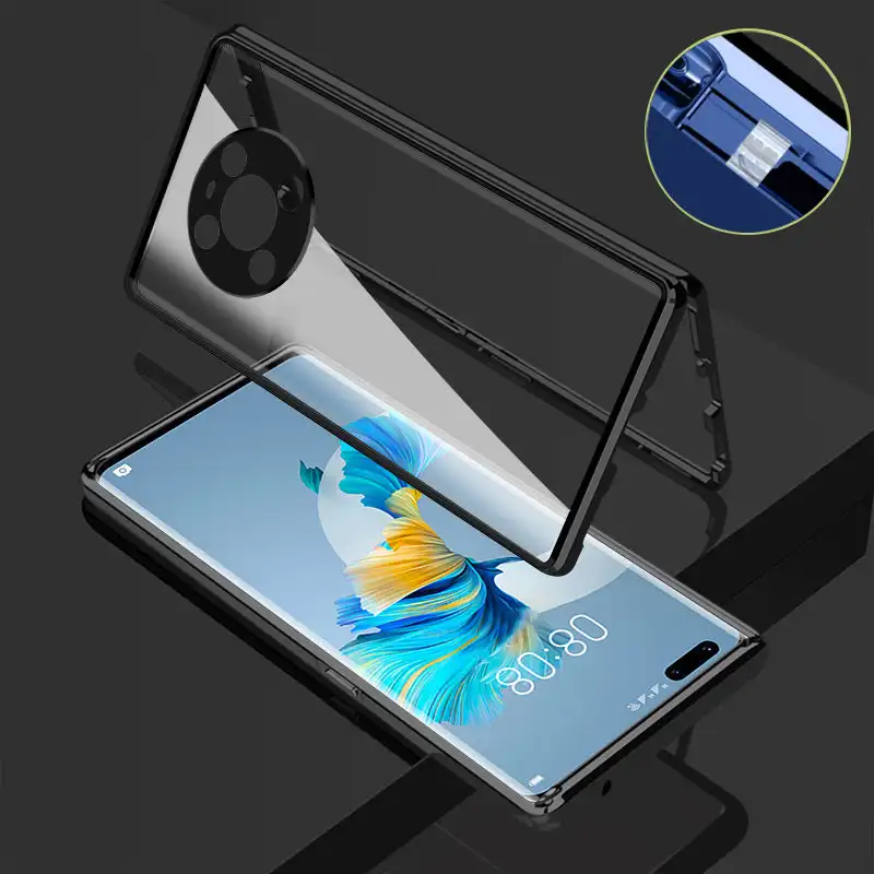 for HUAWEI Mate Series Clear Double Sided Glass Magnetic Phone Case For Huawei Mate 50 40 30 20 Pro Buckle Protection Cover
for HUAWEI Mate Series Clear Double Sided Glass Magnetic Phone Case For Huawei Mate 50 40 30 20 Pro Buckle Protection Cover