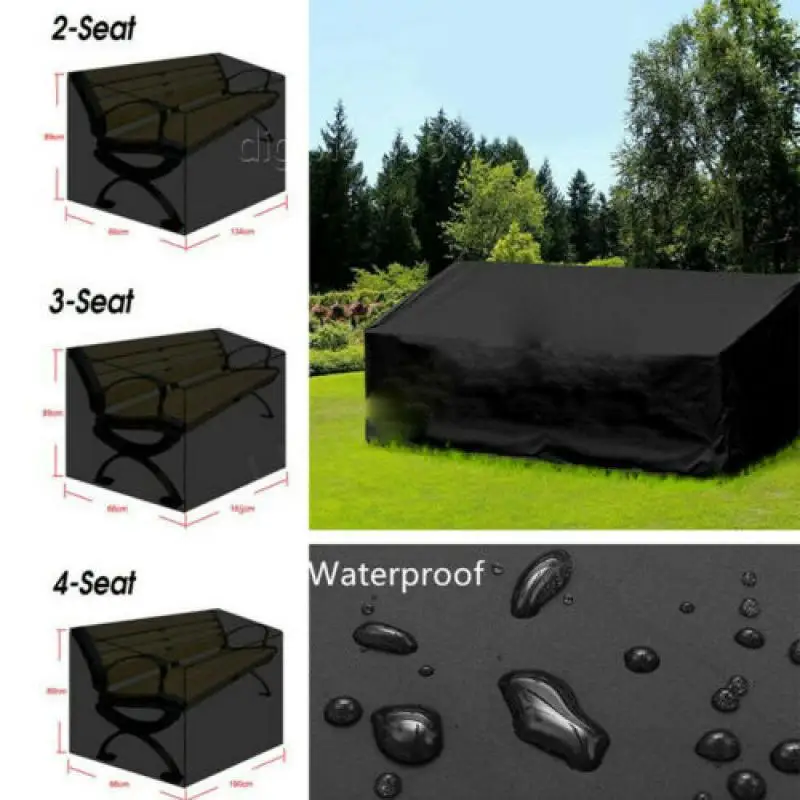 Outdoor Bench Seat Cover Large 2/3/4 Seater Waterproof Patio Garden Furnitue Rain Proof Anti-UV Covering For Camping
Outdoor Bench Seat Cover Large 2/3/4 Seater Waterproof Patio Garden Furnitue Rain Proof Anti-UV Covering For Camping