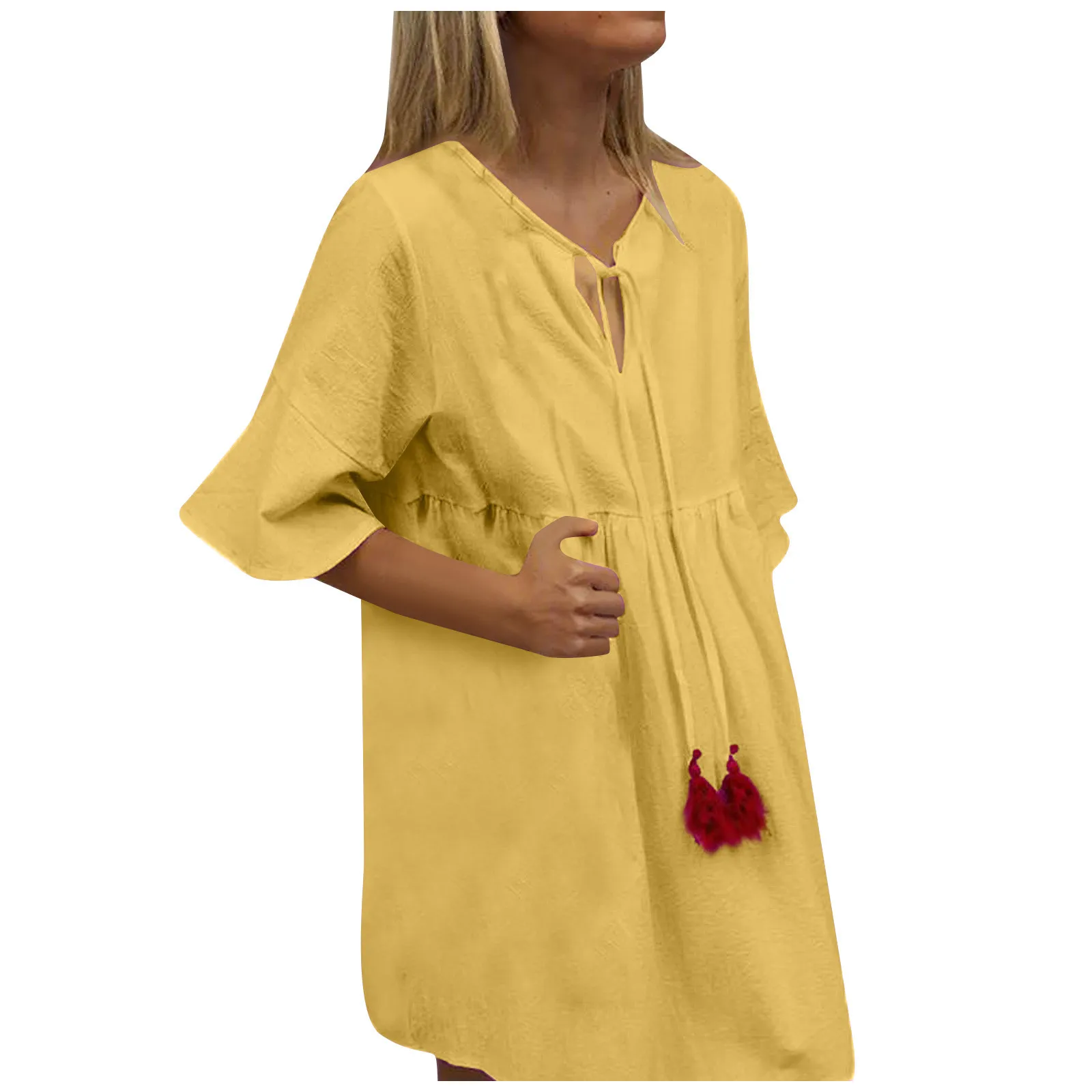 Summer Party Sexy Dress Solid Dresses For Women 2022 Loose Cotton Linen Women Lace-up Dress Vestido Feminino Robe Femme Sundress
Summer Party Sexy Dress Solid Dresses For Women 2022 Loose Cotton Linen Women Lace-up Dress Vestido Feminino Robe Femme Sundress