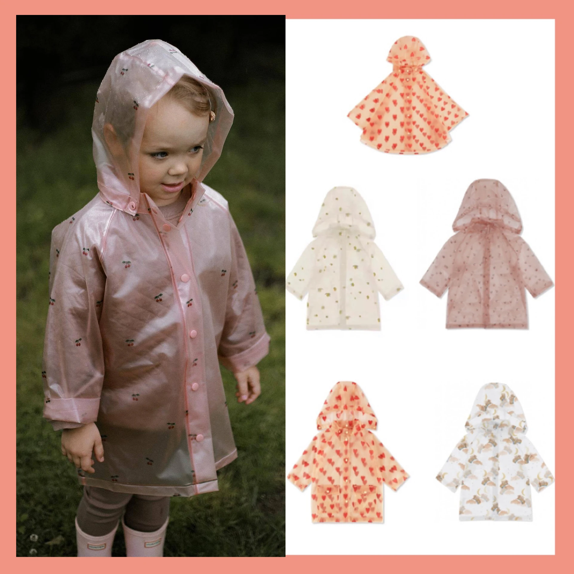 Kids Raincoat Konges Slojd Girls Boys KS Brands Waterproof Children Rain Coat Windproof Rain Jacket Poncho Hat
Kids Raincoat Konges Slojd Girls Boys KS Brands Waterproof Children Rain Coat Windproof Rain Jacket Poncho Hat