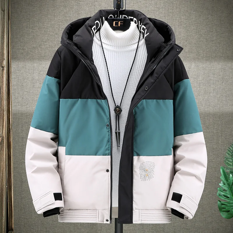 2022 Thicken Warm Men's Down Jacket Hooded Parka Coats Men Winter Outwear Casual Patchwork Down Coat Fashion Puffer Jacket 3XL
2022 Thicken Warm Men's Down Jacket Hooded Parka Coats Men Winter Outwear Casual Patchwork Down Coat Fashion Puffer Jacket 3XL