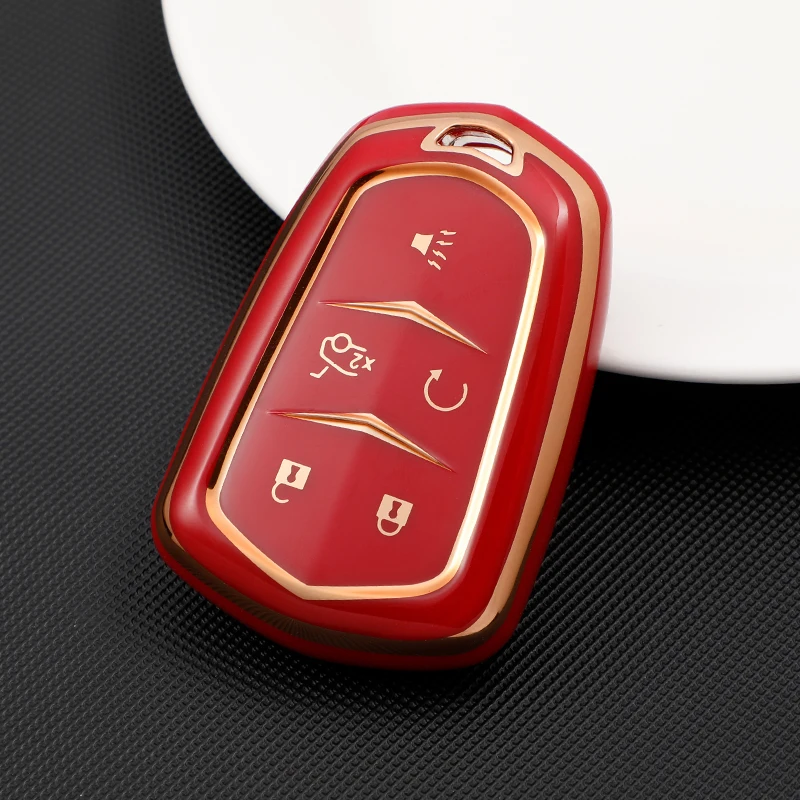 Car Key Case Cover For Cadillac ESV Escalade CTS XTS SRX ATS CT5 XT5 XT6 XLS Soft TPU Remote Fob Accessories Protective Shell
Car Key Case Cover For Cadillac ESV Escalade CTS XTS SRX ATS CT5 XT5 XT6 XLS Soft TPU Remote Fob Accessories Protective Shell