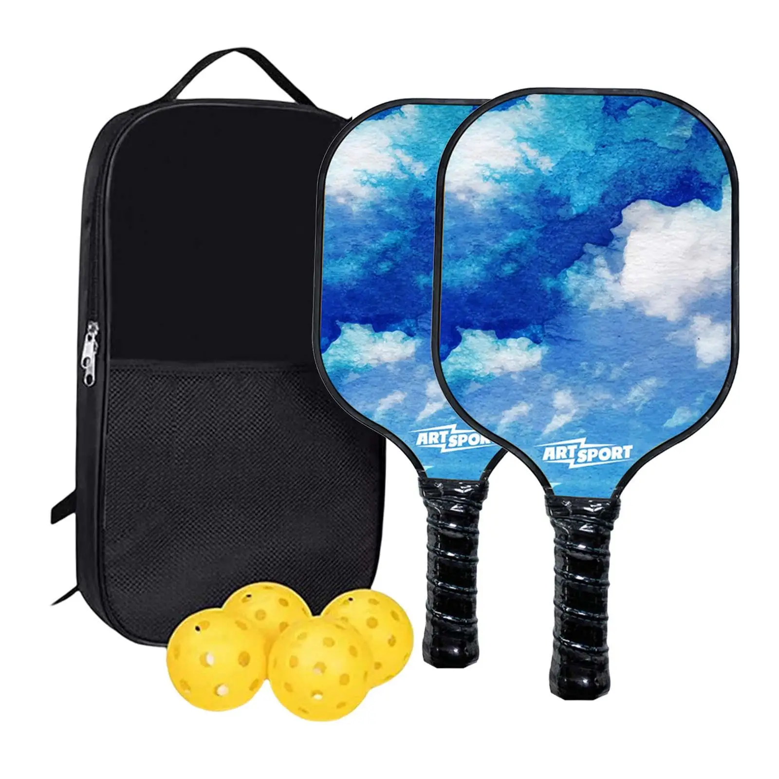 Pickleball Rackets Durable Lightweight 2 Paddles 4 Balls 1 Bag Pickleball Paddle Set for Beginner Adults Sports Supplies Gifts
Pickleball Rackets Durable Lightweight 2 Paddles 4 Balls 1 Bag Pickleball Paddle Set for Beginner Adults Sports Supplies Gifts
