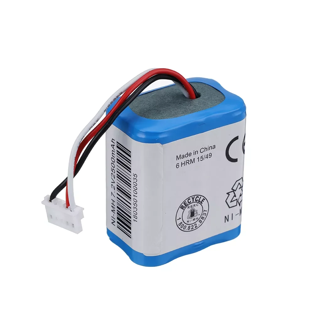 1PCS 7.2V 2500mAh Ni-MH Rechargeable Battery for iRobot Roomba Braava 380 380T Mint 5200c AA NiMH 2500mAh 2.5Ah Battery
1PCS 7.2V 2500mAh Ni-MH Rechargeable Battery for iRobot Roomba Braava 380 380T Mint 5200c AA NiMH 2500mAh 2.5Ah Battery