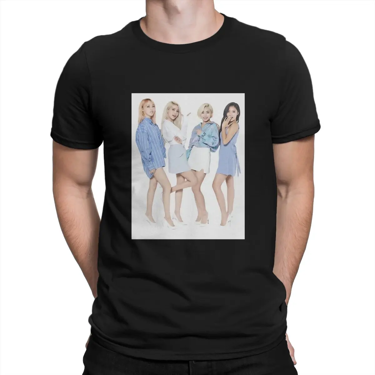 Leisure Korean Women's Singing Group T-Shirt Men Round Collar Pure Cotton T Shirt MAMAMOO Short Sleeve Tee Shirt Adult Clothing
Leisure Korean Women's Singing Group T-Shirt Men Round Collar Pure Cotton T Shirt MAMAMOO Short Sleeve Tee Shirt Adult Clothing