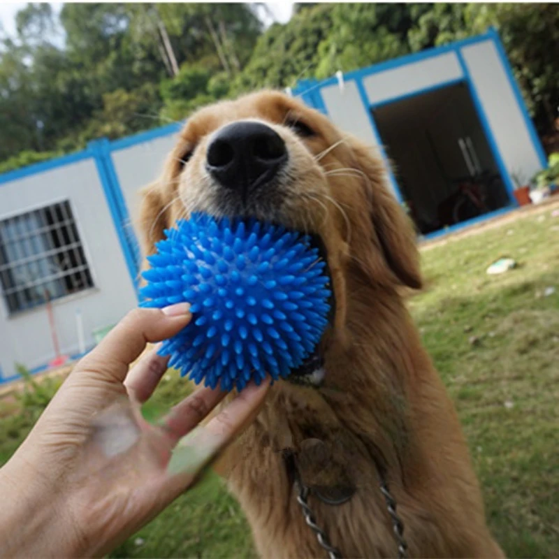 Pet Dog Toys Cat Puppy Sounding Toy Teeth Chewing Toy Thorn Balls Accessories Polka Squeaky Tooth Cleaning Ball TPR Training Pet
Pet Dog Toys Cat Puppy Sounding Toy Teeth Chewing Toy Thorn Balls Accessories Polka Squeaky Tooth Cleaning Ball TPR Training Pet