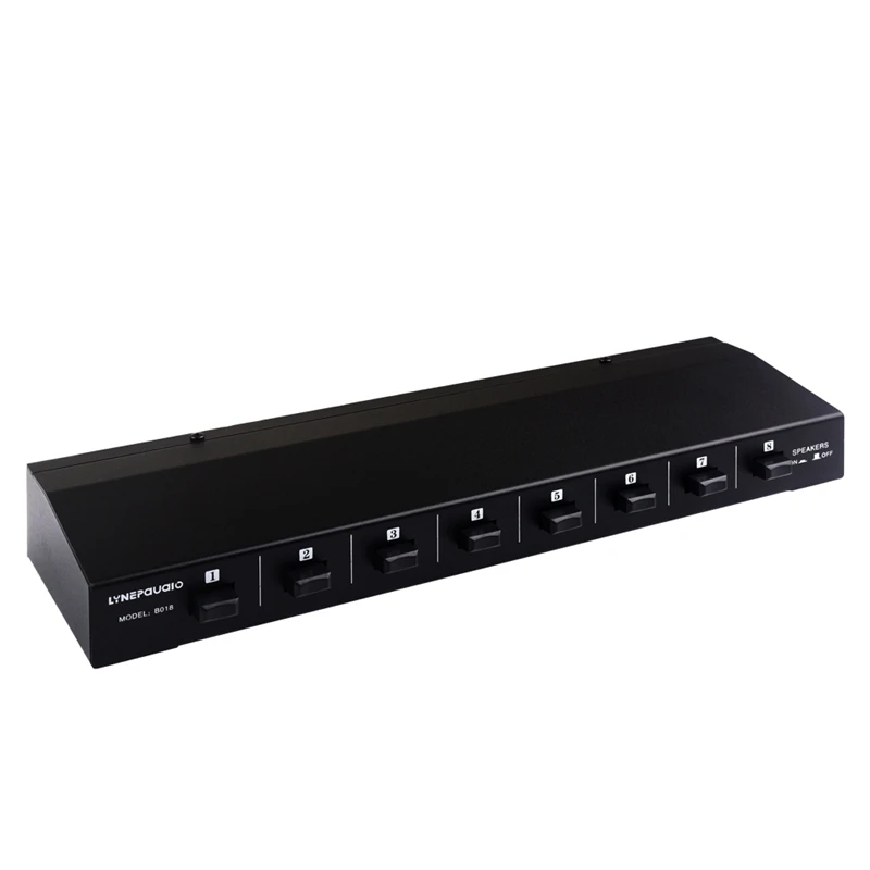 1 In 8 Out Power Amplifier And Loudspeaker Box Switcher/Loudspeaker Switch Distribute Device/Compare Device
1 In 8 Out Power Amplifier And Loudspeaker Box Switcher/Loudspeaker Switch Distribute Device/Compare Device
