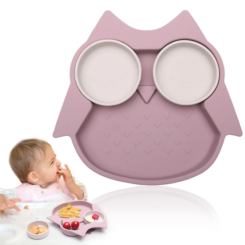 Baby Bowls Plates Silicone Suction Feeding Food Tableware BPA Free Non-Slip Baby Dishes owl Shape Food Feeding Bowl for Kids
Baby Bowls Plates Silicone Suction Feeding Food Tableware BPA Free Non-Slip Baby Dishes owl Shape Food Feeding Bowl for Kids