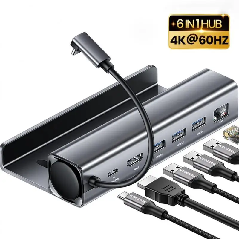 Steam Deck Dock Doking Station 6 in 1 HUB USB Type C to -compatible 4K 60Hz RJ45 USB 3.0 SteamDeck Charging TV Base
Steam Deck Dock Doking Station 6 in 1 HUB USB Type C to -compatible 4K 60Hz RJ45 USB 3.0 SteamDeck Charging TV Base