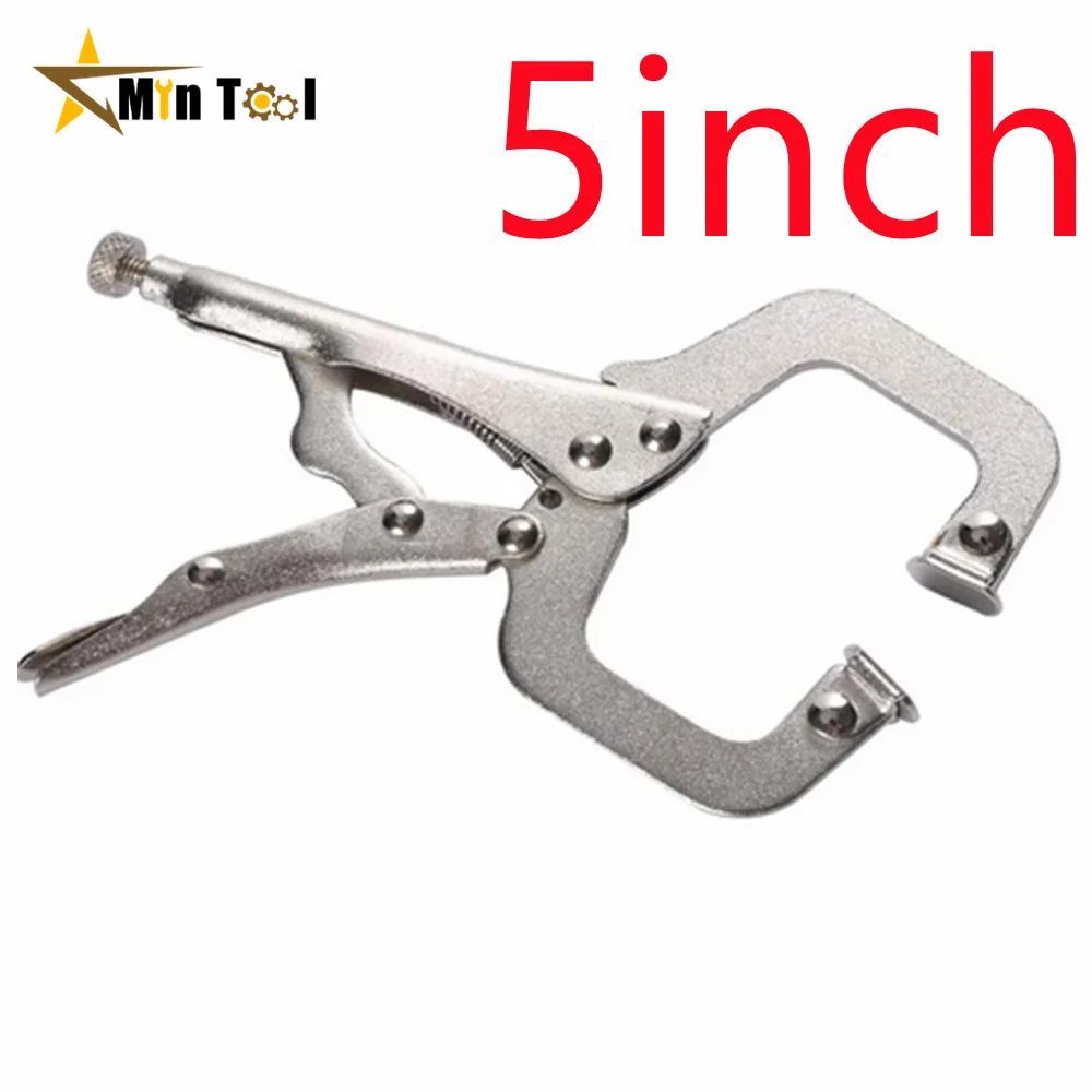 C Clamp Weld Clip Woodwork Fix Plier Pincer Tong Tenon Grip Vise Swivel Pad Locator Alloy Hand Tool for Wood Working
C Clamp Weld Clip Woodwork Fix Plier Pincer Tong Tenon Grip Vise Swivel Pad Locator Alloy Hand Tool for Wood Working