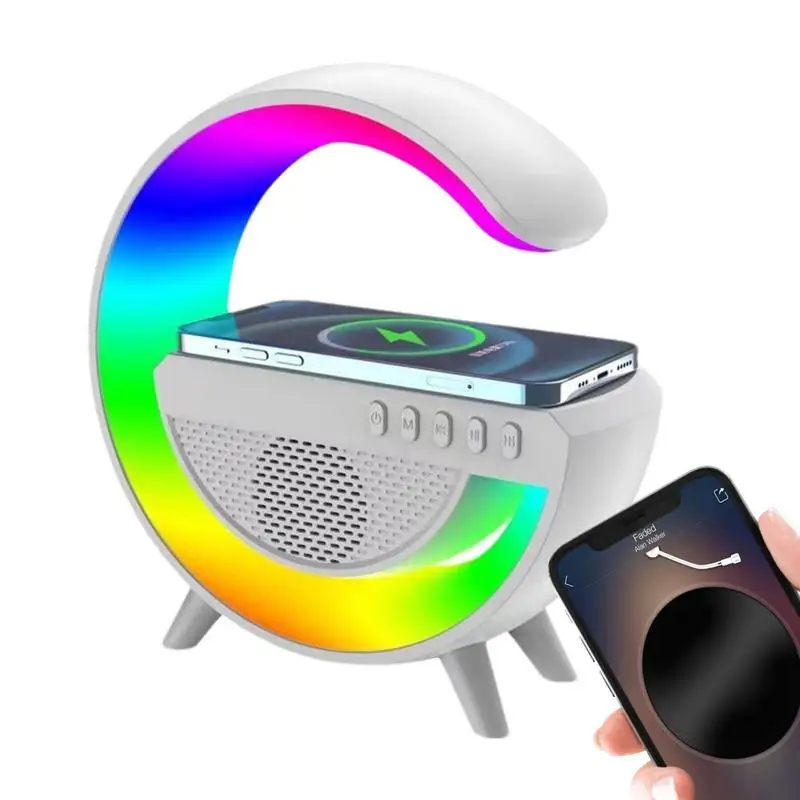 3 In 1 LED RGB Night Light With Six Light Mods Atmosphere Lamps Speaker Wireless Charger Children Sleep Bedroom Decoration
3 In 1 LED RGB Night Light With Six Light Mods Atmosphere Lamps Speaker Wireless Charger Children Sleep Bedroom Decoration