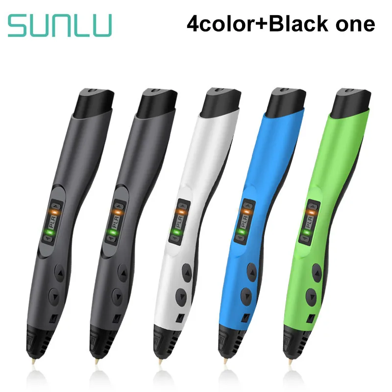 SUNLU SL-300 3D Pen 5pcs/Set Support Printer Filament PLA/ABS Filament 1.75mm LCD Display DIY Gift Intelligent 3D Pen For Kids
SUNLU SL-300 3D Pen 5pcs/Set Support Printer Filament PLA/ABS Filament 1.75mm LCD Display DIY Gift Intelligent 3D Pen For Kids