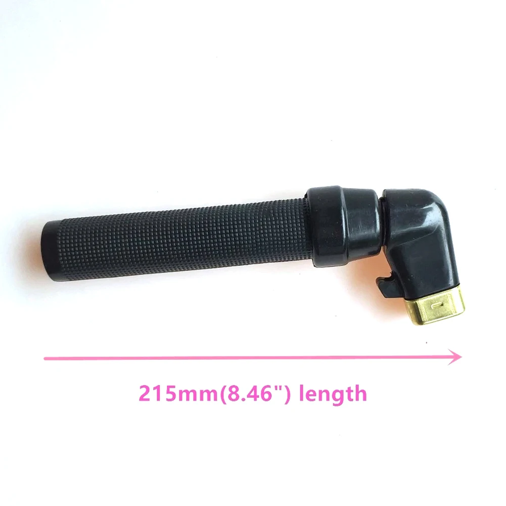 Twisted Electrode Holder 215mm 400A Black For 12-75sqmm Cables For MMA Welding Forged Copper Head Forging Durable
Twisted Electrode Holder 215mm 400A Black For 12-75sqmm Cables For MMA Welding Forged Copper Head Forging Durable