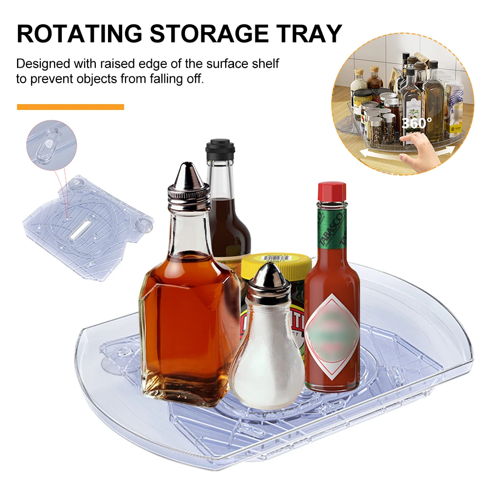 New Refrigerator Turntable Organizer 360 Rotatable Rectangle Storage Rack Clear Rectangle Turntable Rack For Kitchen Cabinet
New Refrigerator Turntable Organizer 360 Rotatable Rectangle Storage Rack Clear Rectangle Turntable Rack For Kitchen Cabinet