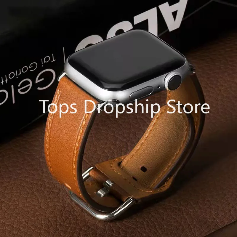 Newest Leather Straps For Apple Watch Band 42 44mm 45mm For iWatch Series 7 4 5 4 3 38 40mm 41mm Business High Quality Wristband
Newest Leather Straps For Apple Watch Band 42 44mm 45mm For iWatch Series 7 4 5 4 3 38 40mm 41mm Business High Quality Wristband