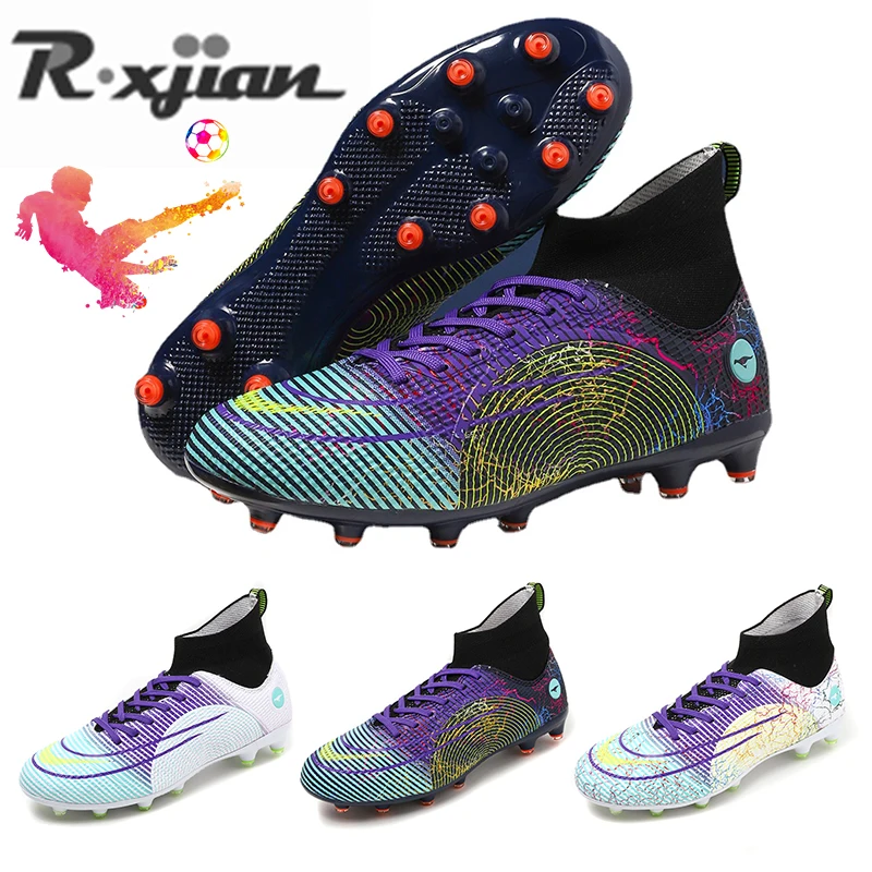 Soccer Shoes Men's Outdoor Leisure Sports Lightweight High-top Socks Professional Long Spike Broken Nails Large Size 35-45
Soccer Shoes Men's Outdoor Leisure Sports Lightweight High-top Socks Professional Long Spike Broken Nails Large Size 35-45