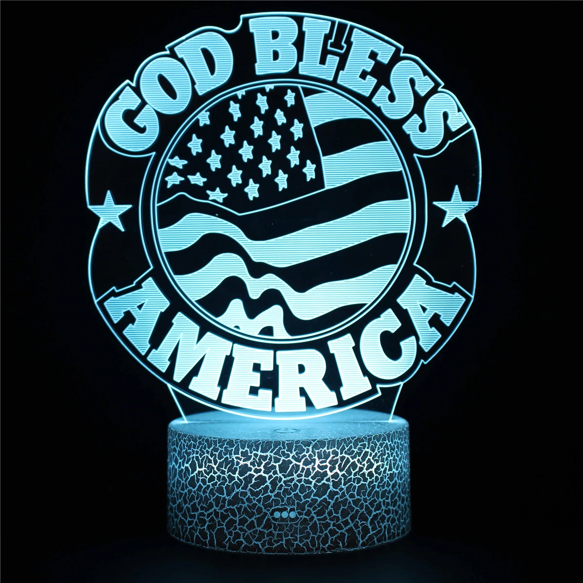 God bless USA 3D Lamp Acrylic USB Led Table Lamp For Room Festival Decor Kid Chrismas Birthday Gift
God bless USA 3D Lamp Acrylic USB Led Table Lamp For Room Festival Decor Kid Chrismas Birthday Gift