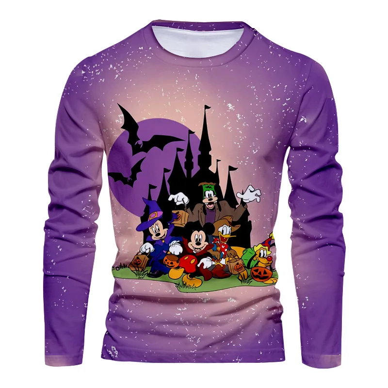 Новая коллекция ужасов на Хэллоуин, уличная одежда, модная повседневная мужская одежда с 3D-принтом «Ститч и Микки» и круглым вырезом
Новая коллекция ужасов на Хэллоуин, уличная одежда, модная повседневная мужская одежда с 3D-принтом «Ститч и Микки» и круглым вырезом